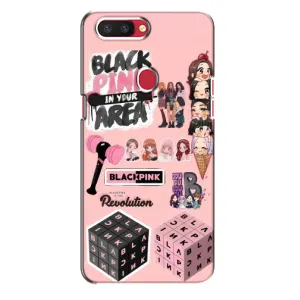 Чехлы с картинкой для Oppo R11s (BLACK PINK коллаж)