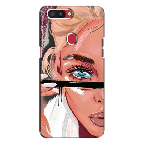 Чехол с рисунком «Девушка и ресницы» для OPPO R11s Чехол с рисунком «Девушка и ресницы» для OPPO R11s