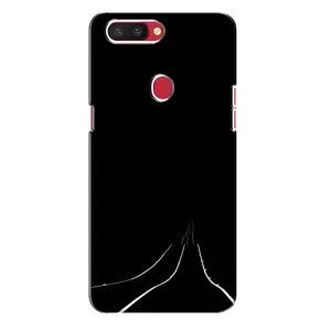 Чехол с картинками на черном фоне для Oppo R11s (Дорога)