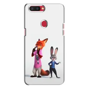 Силіконовий чохол з принтом Зоотрополіс для Oppo R11s (Джуді і Нік)