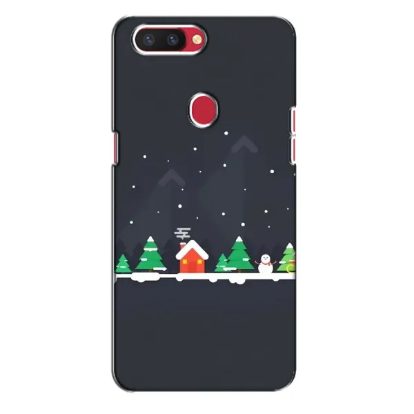 Чехол с рисунком «Город зимний» для OPPO R11s Чехол с рисунком «Город зимний» для OPPO R11s