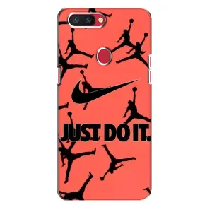 Силиконовый Чехол Nike Air Jordan на Оппо Р11с (Just Do It)