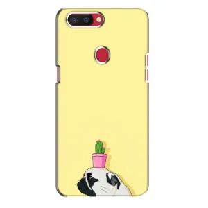 Бампер для Oppo R11s з картинкою "Песики" (Кактус на голові)