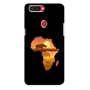 Летний Чехол на Oppo R11s (Карта)