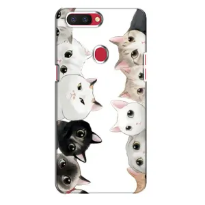 Силиконовый чехол с котиком для Oppo R11s (Коты)