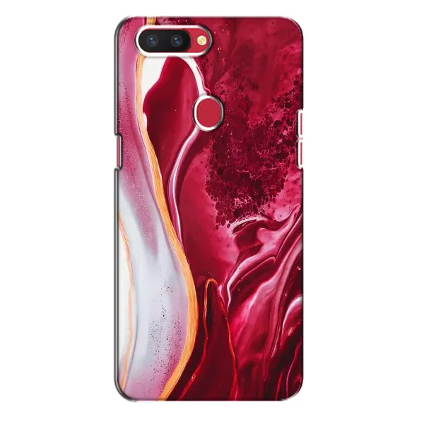 Чехол с рисунком «Красный мрамор» для OPPO R11s Чехол с рисунком «Красный мрамор» для OPPO R11s