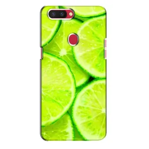 Чехол с изображением вкусной еды для Oppo R11s (Лайм)