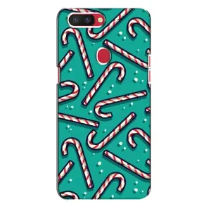 Силіконовий бампер на різдво для Oppo R11s (Льодяники)