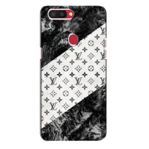 Чехол Стиль Louis Vuitton на Oppo R11s (LV на белом)