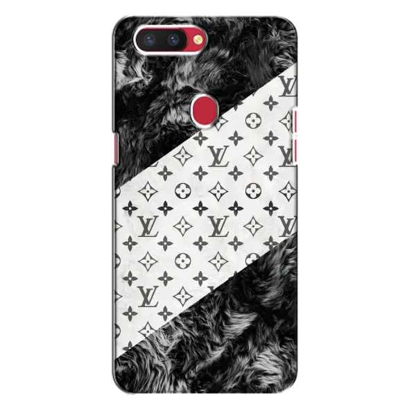 Чехол с рисунком «LV на белом» для OPPO R11s