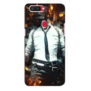 Чохол з картинкою "Герой Pubg" на Oppo R11s (Man Пубг)