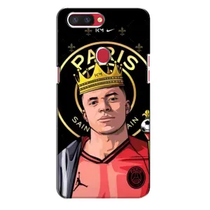 Чехол (TPU) с Футболистом на Oppo R11s (Mbappe King)