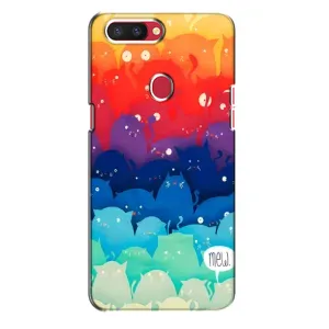 Силиконовый чехол с котиком для Oppo R11s (Mew)