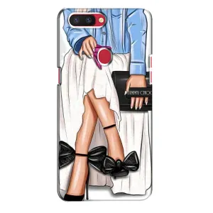 Силиконовый Чехол на Oppo R11s с картинкой Стильных Девушек (Мода)