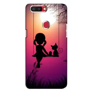 Дівчачий Чохол для Oppo R11s (На гойдалці)