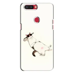 Чехол на тематику: Коты для OPPO R11s (Отдых)
