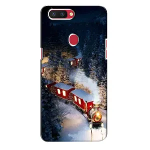 Силіконовий бампер на різдво для Oppo R11s (Потяг)