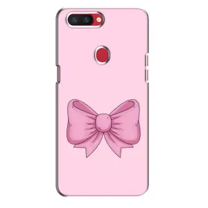 Чехол банты для Oppo R11s (Розовый бантик)