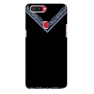 Силиконовый Чехол на Oppo R11s (Воротник вышиванки)