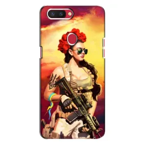 ЗСУ Чехлы (TPU) для Oppo R11s (Женщина солдат)