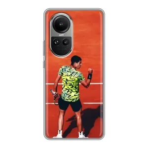 Чохли з прінтом Спортивна тематика для Oppo Reno 10 Pro (Алькарас Тенісист)