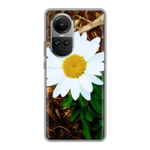 Чохол з ромашками на Oppo Reno 10 Pro (Біла ромашка)
