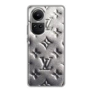 Текстурний Чохол Louis Vuitton для Оппо Рено 10 Про (Бежевий ЛВ)