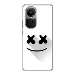 Силиконовые Чехлы (смешные стикеры) для Oppo Reno 10 Pro (Х-Х)