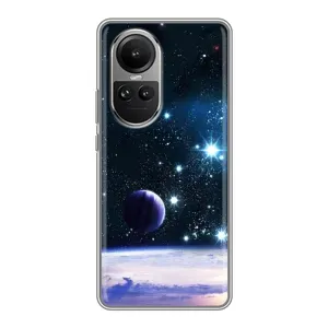 Чохол (ТПУ) з планетами на Oppo Reno 10 Pro (Космічний вид)