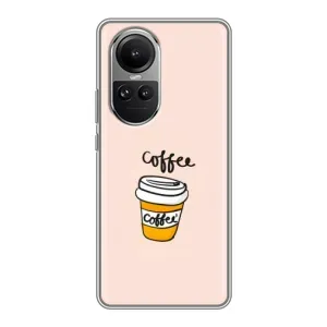 Чохол з зображенням смачної їжі для Oppo Reno 10 Pro (Кружка Кави)