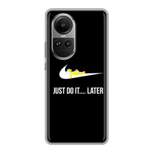 Силіконовый Чохол на Oppo Reno 10 Pro з картинкою НАЙК (Later)