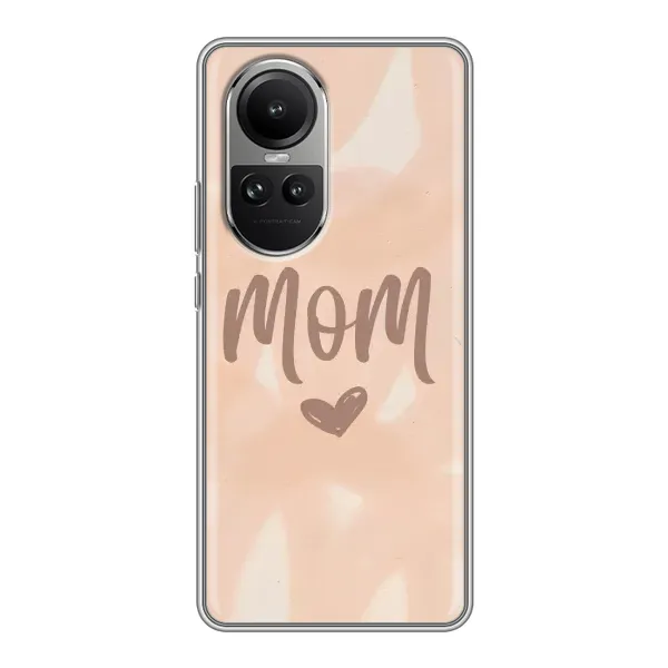 Чехол с рисунком «Love mom» для OPPO Reno 10 Pro Чехол с рисунком «Love mom» для OPPO Reno 10 Pro