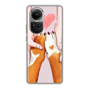 Чохол (ТПУ) Милі песики для Oppo Reno 10 Pro (Любов до собак)