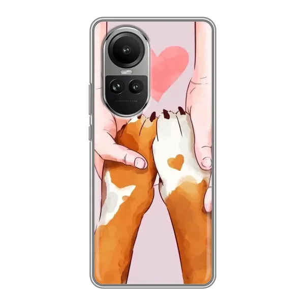 Чехол с рисунком «Любовь к собакам» для OPPO Reno 10 Pro Чехол с рисунком «Любовь к собакам» для OPPO Reno 10 Pro