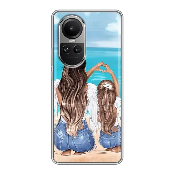 Чехол с рисунком «Мама и дочь» для OPPO Reno 10 Pro Чехол с рисунком «Мама и дочь» для OPPO Reno 10 Pro