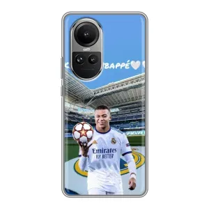 Чехол (TPU) с Футболистом на Oppo Reno 10 Pro (Mbappe Real)