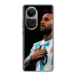 Чехлы Лео Месси Аргентина для Oppo Reno 10 Pro (Месси Капитан)