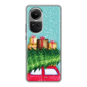 Чехол Новогодняя Елка на Oppo Reno 10 Pro (Новогодние подарки)
