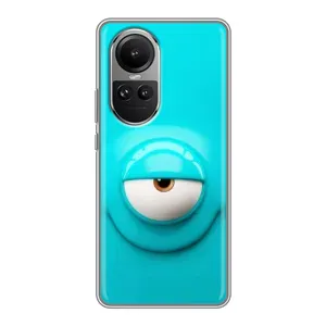 Силиконовые Чехлы (смешные стикеры) для Oppo Reno 10 Pro (Одноглазик)