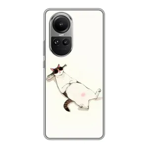Чехол на тематику: Коты для OPPO Reno 10 Pro (Отдых)