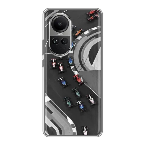 Чехол с рисунком «Гонки ф1» для OPPO Reno 10 Pro Чехол с рисунком «Гонки ф1» для OPPO Reno 10 Pro