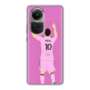 Чехлы Лео Месси в Майами на Oppo Reno 10 Pro (Празднование Месси)