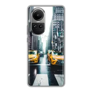 Силиконовый бампер (Работники) на Oppo Reno 10 Pro (Такси)