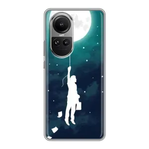 Чохол (ТПУ) з планетами на Oppo Reno 10 Pro (To The moon)