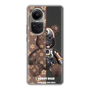 Силіконовий чохол для Oppo Reno 10 Pro (Ведметик Луі Віттон)