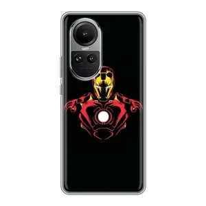 Чехол Супергерой Железный человек на Oppo Reno 10 Pro (Железный человек)