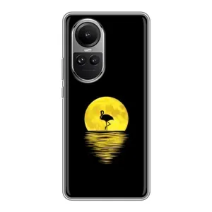 Летний Чехол на Oppo Reno 10 Pro (Желтый Закат)