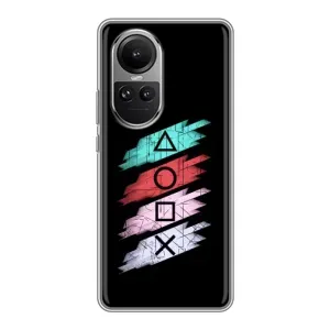 Чехол КИБЕРСПОРТ для Oppo Reno 10 Pro (Значки Sony)