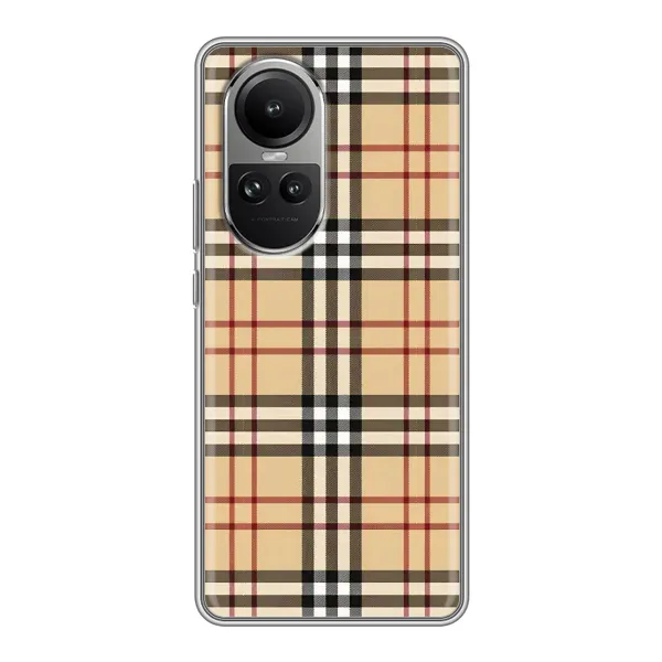 Чехол с рисунком «Burberry стиль» для OPPO Reno 10 Чехол с рисунком «Burberry стиль» для OPPO Reno 10