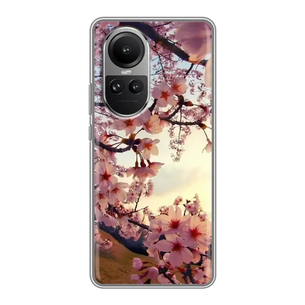Чехол с рисунком «Цветущая сакура» для OPPO Reno 10 Чехол с рисунком «Цветущая сакура» для OPPO Reno 10